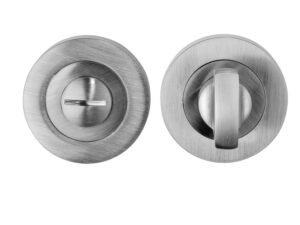 Bathroom Turn & Release, Satin Nickel