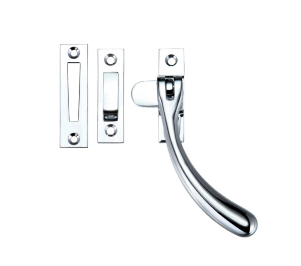 Zoo Hardware Fulton & Bray Standard Casement Fastener, Polished Chrome