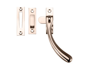 Zoo Hardware Fulton & Bray Offset Casement Fastener, Pvd Stainless Satin Nickel -