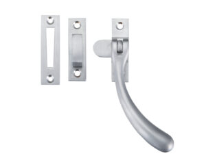 Zoo Hardware Fulton & Bray Standard Casement Fastener, Satin Chrome