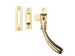 Zoo Hardware Fulton & Bray Standard Casement Fastener, Polished Brass