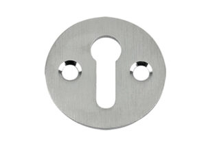 Zoo Hardware Fulton & Bray Standard Profile Victorian Escutcheon, Satin Chrome