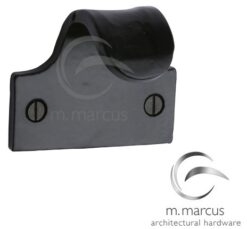 M Marcus Sash Window Lift (54Mm X 42Mm), Smooth Black Iron