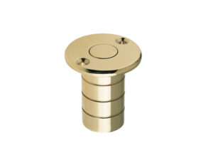 Zoo Hardware Fulton & Bray Dust Excluding Socket For Flush Bolts (Wood), Polished Brass