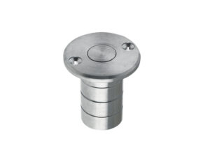 Zoo Hardware Fulton & Bray Dust Excluding Socket For Flush Bolts (Wood), Satin Chrome