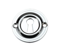 Zoo Hardware Fulton & Bray Standard Profile Escutcheon, Polished Chrome