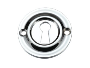 Zoo Hardware Fulton & Bray Standard Profile Escutcheon, Polished Chrome