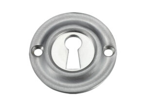 Zoo Hardware Fulton & Bray Standard Profile Escutcheon, Satin Chrome