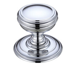 Zoo Hardware Fulton & Bray Concealed Fix Mortice Door Knobs, Polished Chrome - (Sold In Pairs)