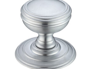 Zoo Hardware Fulton & Bray Concealed Fix Mortice Door Knobs, Satin Chrome - (Sold In Pairs)