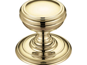 Zoo Hardware Fulton & Bray Concealed Fix Mortice Door Knobs, Polished Brass - (Sold In Pairs)