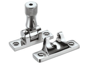 Zoo Hardware Fulton & Bray Brighton Pattern Locking Sash Fastener, Polished Chrome