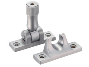 Zoo Hardware Fulton & Bray Brighton Pattern Locking Sash Fastener, Satin Chrome