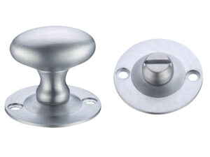 Zoo Hardware Fulton & Bray Oval Turn & Release (36Mm), Satin Chrome