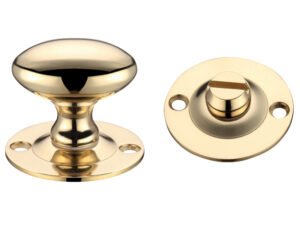 Zoo Hardware Fulton & Bray Oval Turn & Release (36Mm), Polished Brass