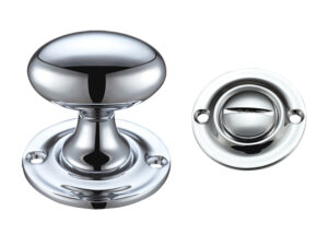 Zoo Hardware Fulton & Bray Oval Turn & Release (42Mm), Polished Chrome -