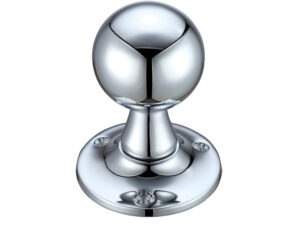 Zoo Hardware Fulton & Bray Ball Mortice Door Knobs, Polished Chrome - (Sold In Pairs)