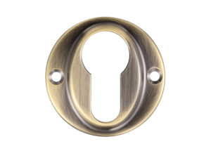 Zoo Hardware Fulton & Bray Euro Profile Escutcheon, Florentine Bronze