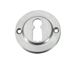 Zoo Hardware Fulton & Bray Standard Profile Escutcheon, Satin Chrome