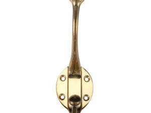 Zoo Hardware Fulton & Bray Hat & Coat Hook, Polished Brass - Fb72