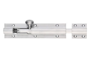 Zoo Hardware Fulton & Bray Architectural Heavy Duty Barrel Bolt (8, 12, 18, 24 Or 36 Inch), Satin Chrome