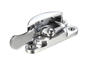 Zoo Hardware Fulton & Bray Narrow Style Locking Fitch Fastener, Polished Chrome