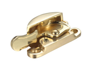 Zoo Hardware Fulton & Bray Narrow Style Locking Fitch Fastener, Polished Brass -