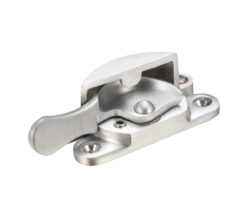 Zoo Hardware Fulton & Bray Narrow Style Locking Fitch Fastener, Satin Chrome