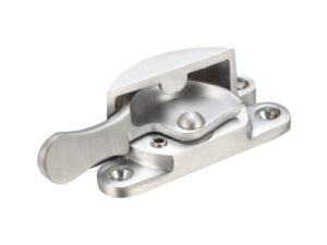 Zoo Hardware Fulton & Bray Narrow Style Locking Fitch Fastener, Satin Chrome