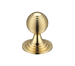 Zoo Hardware Fulton & Bray Queen Anne Ringed Cupboard Knob (25Mm, 32Mm Or 38Mm), Polished Brass