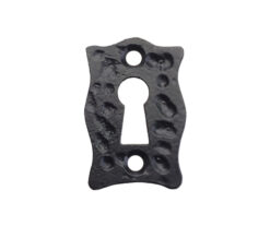 Zoo Hardware Foxcote Foundries Escutcheon, Black Antique