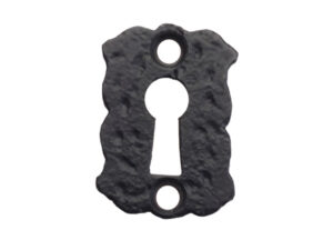 Zoo Hardware Foxcote Foundries Floral Escutcheon, Black Antique