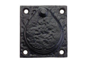 Zoo Hardware Foxcote Foundries Rim Cylinder Cover, Black Antique