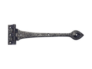 Zoo Hardware Foxcote Foundries T Door Hinge (12", 15" Or 18"), Black Antique (Sold In Pairs)