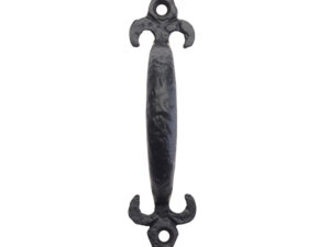 Zoo Hardware Foxcote Foundries Fleur De Lys Pull Handle (127Mm Or 152Mm), Black Antique