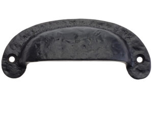 Zoo Hardware Foxcote Foundries Drawer Pull (100Mm C/C), Black Antique