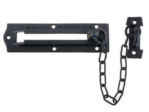 Zoo Hardware Foxcote Foundries Door Chain (155Mm X 40Mm), Black Antique