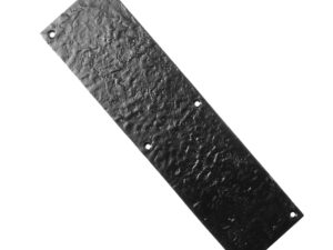 Zoo Hardware Foxcote Foundries Finger Plate (76Mm X 292Mm), Black Antique