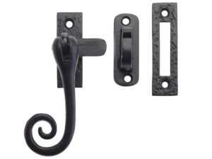 Zoo Hardware Foxcote Foundries Curly Tail Casement Fastener, Black Antique