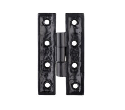 Zoo Hardware Foxcote Foundries H Cabinet Door Hinge, Black Antique