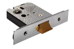 Eurospec Easy-T Architectural 2.5, 3 Or 4 Inch Box Latches (Bolt Through) - Silver Or Brass Finish