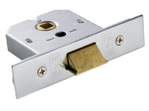 Eurospec Standard 2.5, Or 3 Inch Box Latches (Bolt Through) - Silver Or Brass Finish