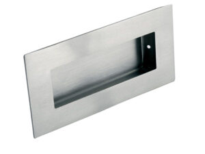 Eurospec Steelworx Retangular Flush Pull (102Mm X 51Mm), Satin Stainless Steel