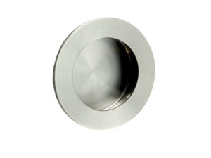 Eurospec Steelworx Circular Flush Pull (50Mm Or 80Mm Diameter), Satin Stainless Steel