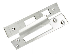 Eurospec Forend & Strike Pack For Bas/Ess/Lss/Oss 3 Lever Architectural Sash Locks, Polished Stainless Steel