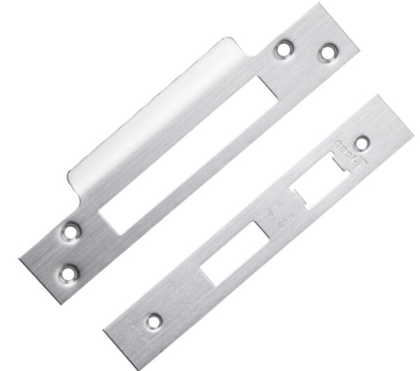 Eurospec Forend & Strike Pack For Bas/Ess/Lss/Oss 3 Lever Architectural Sash Locks, Satin Stainless Steel