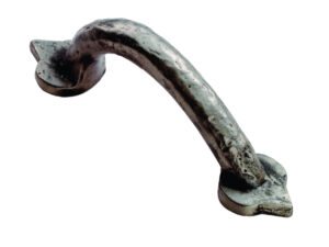 Fingertip Hammered Fleur De Lys Cabinet Pull Handle (100Mm C/C), Pewter