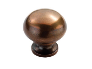 Fingertip Solid Mushroom Cupboard Knob (30Mm), Bronze