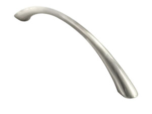 Fingertip Waisted Bow Cabinet Pull Handles (128Mm Or 224Mm C/C), Satin Nickel