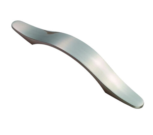 Fingertip Shoe Tree Cabinet Pull Handles (128Mm Or 160Mm C/C), Satin Nickel